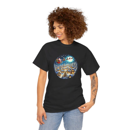 Santa's Snowy Flight - T-Shirt