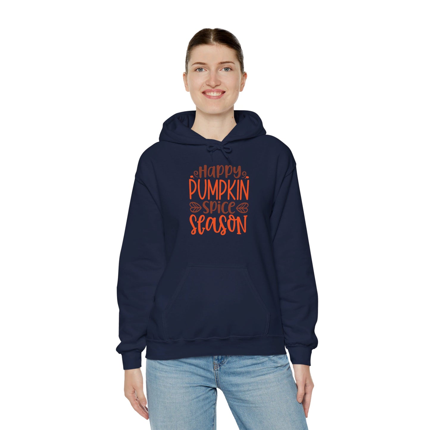 Happy Pumpkin, Spice Season - Hooded Sweatshirt