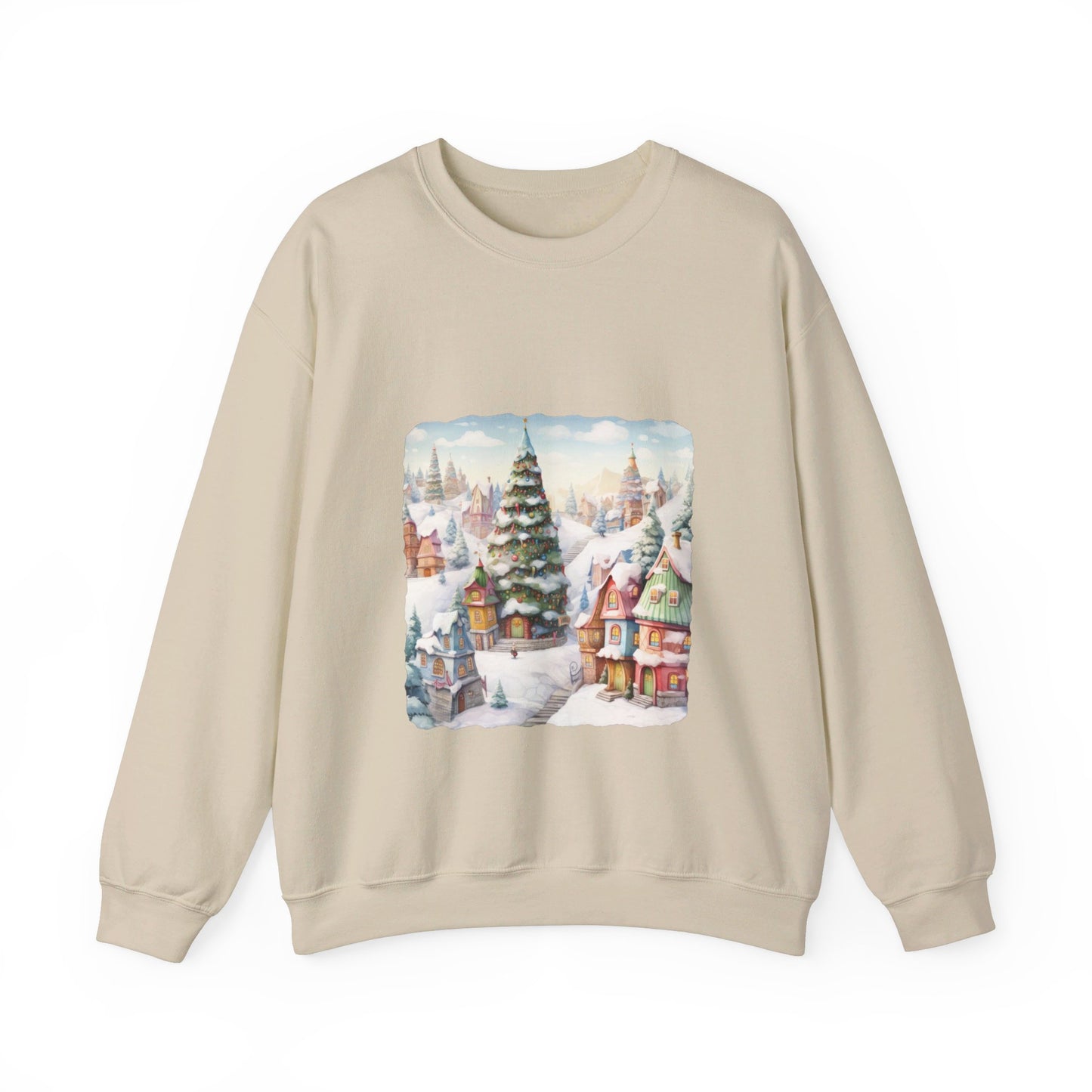 Snowy Christmas Village 16 - Sweatshirt