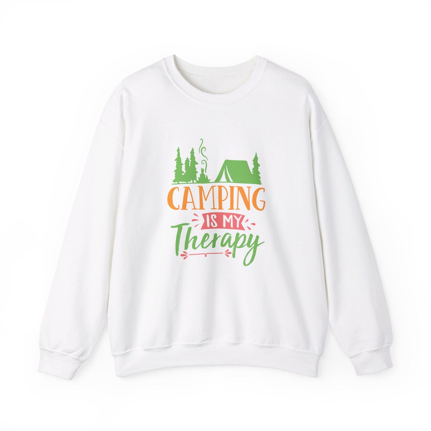 Camping Is My Therapy  - Crewneck Sweatshirt