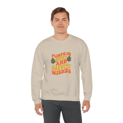 Pumpkin Kisses And Harvest Wishes - Sweatshirt