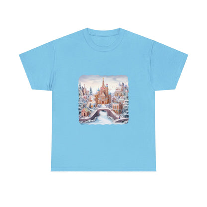 Snowy Christmas Village 10 - T-Shirt