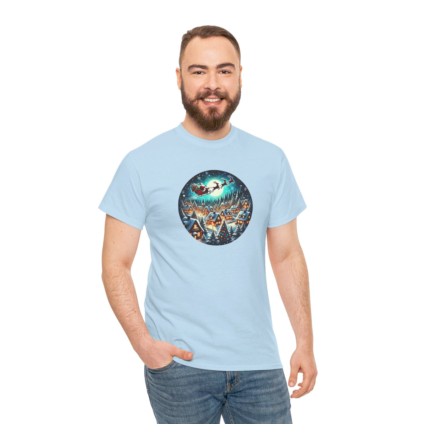 Christmas Nightscape Adventure - T-Shirt