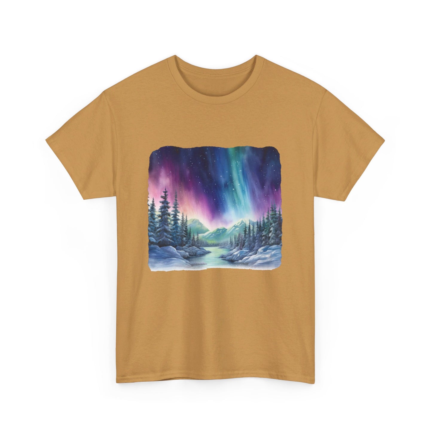 Northern Lights Watercolor  - T-Shirt