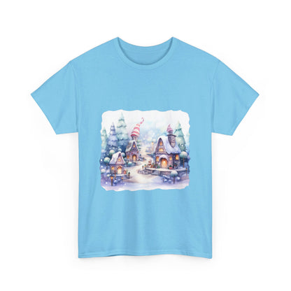 Snowy Christmas Village 4 - T-Shirt