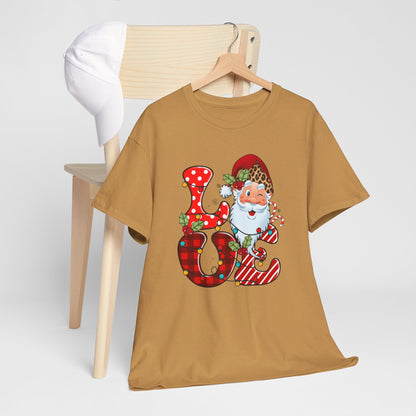 Festive Santa LOVE - T-Shirt