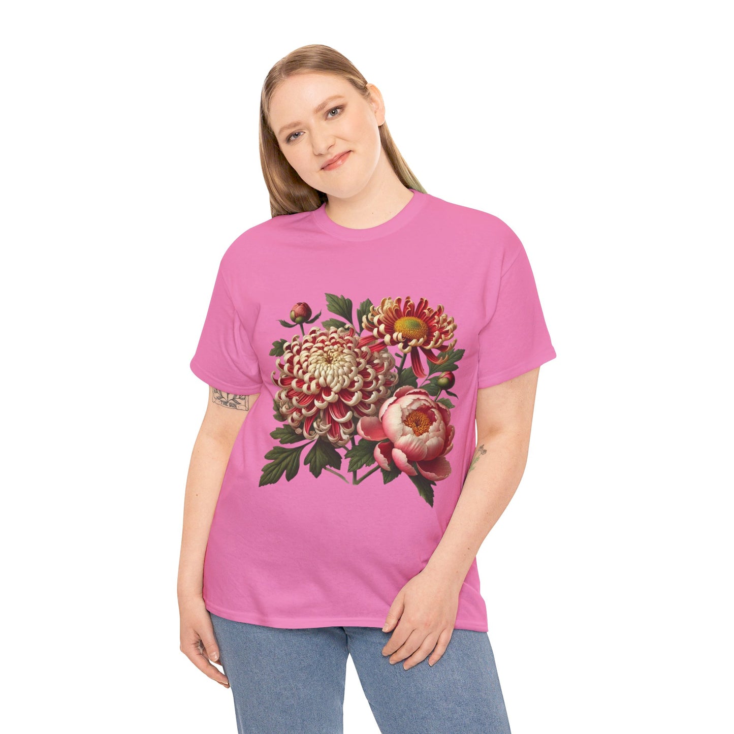 November Flowers - Birth Month - T-Shirt