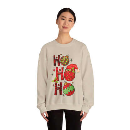 Ho Ho Ho - Christmas Light - Crewneck Sweatshirt