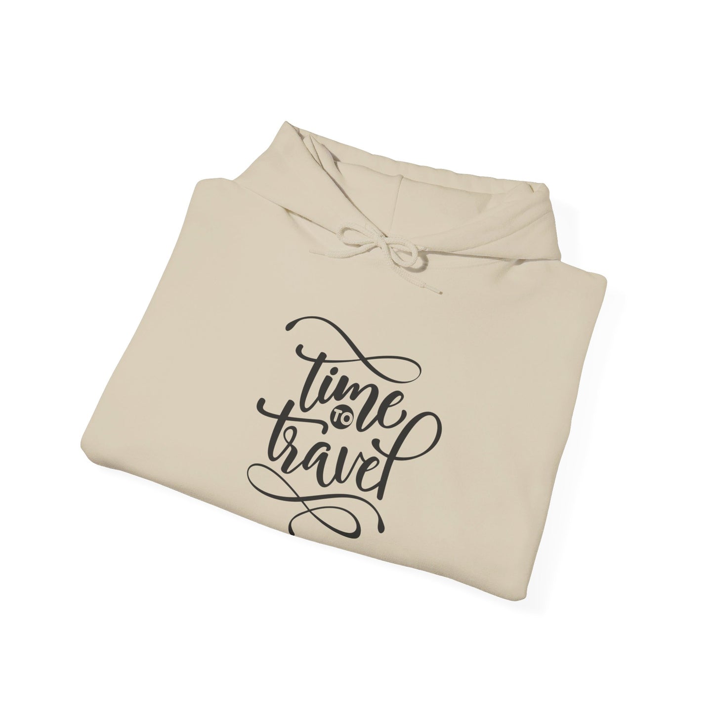 Adventure Awaits, Time to Travel Now - Hooded Sweatshirt