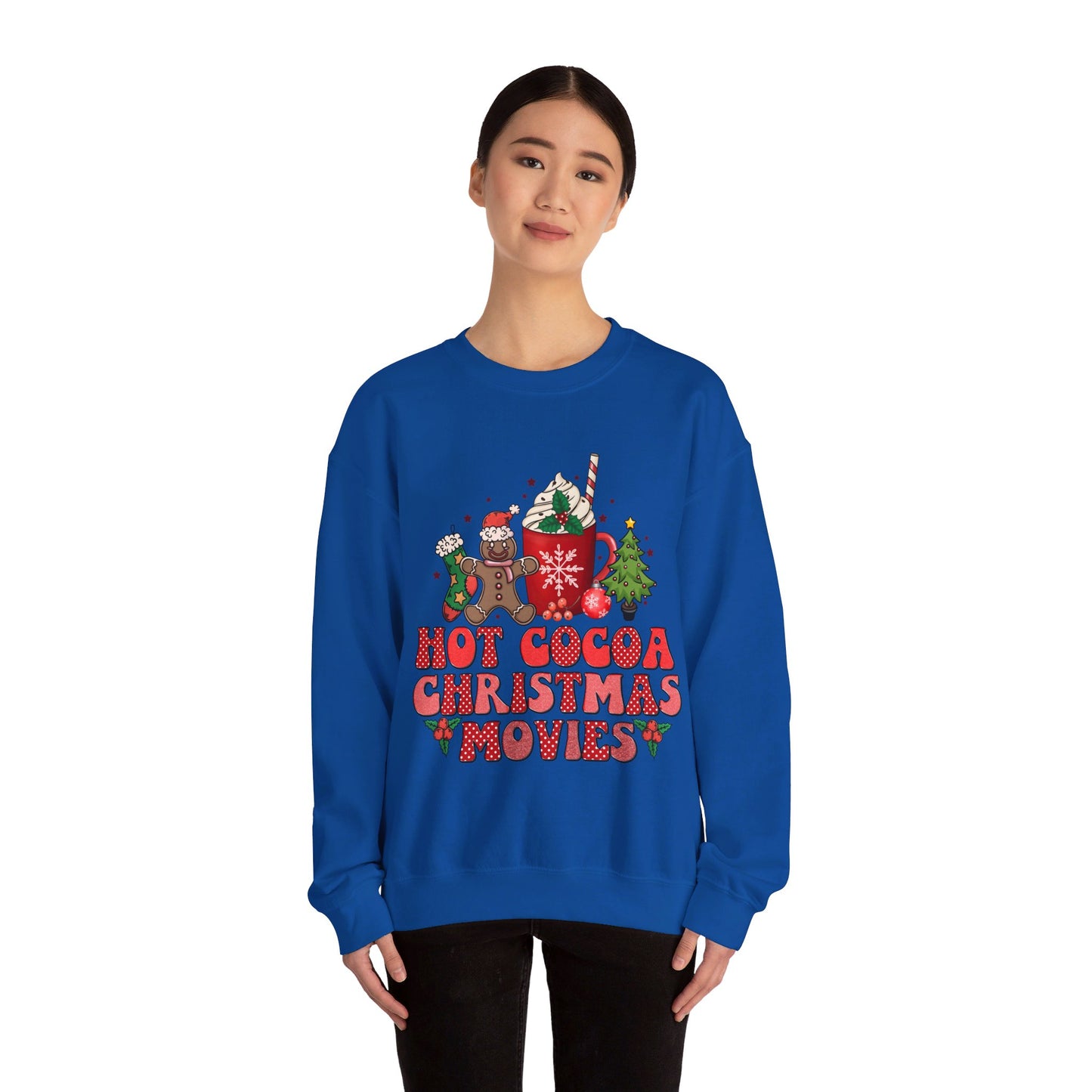 Hot Cocoa Christmas Movies - Crewneck Sweatshirt