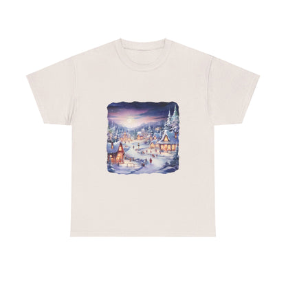 Snowy Christmas Village 3 - T-Shirt