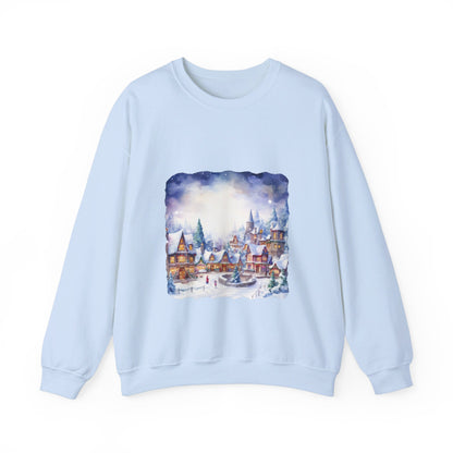 Snowy Christmas Village 5 - Sweatshirt