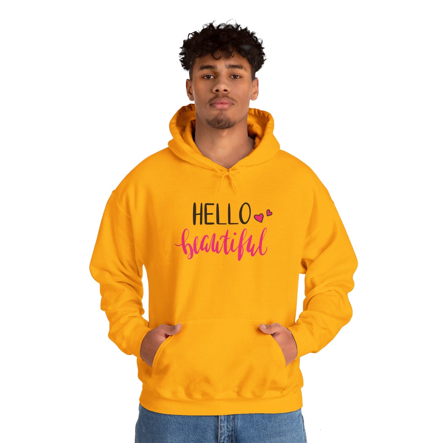 Hello Beautiful, Embrace Your Radiance - Hooded Sweatshirt