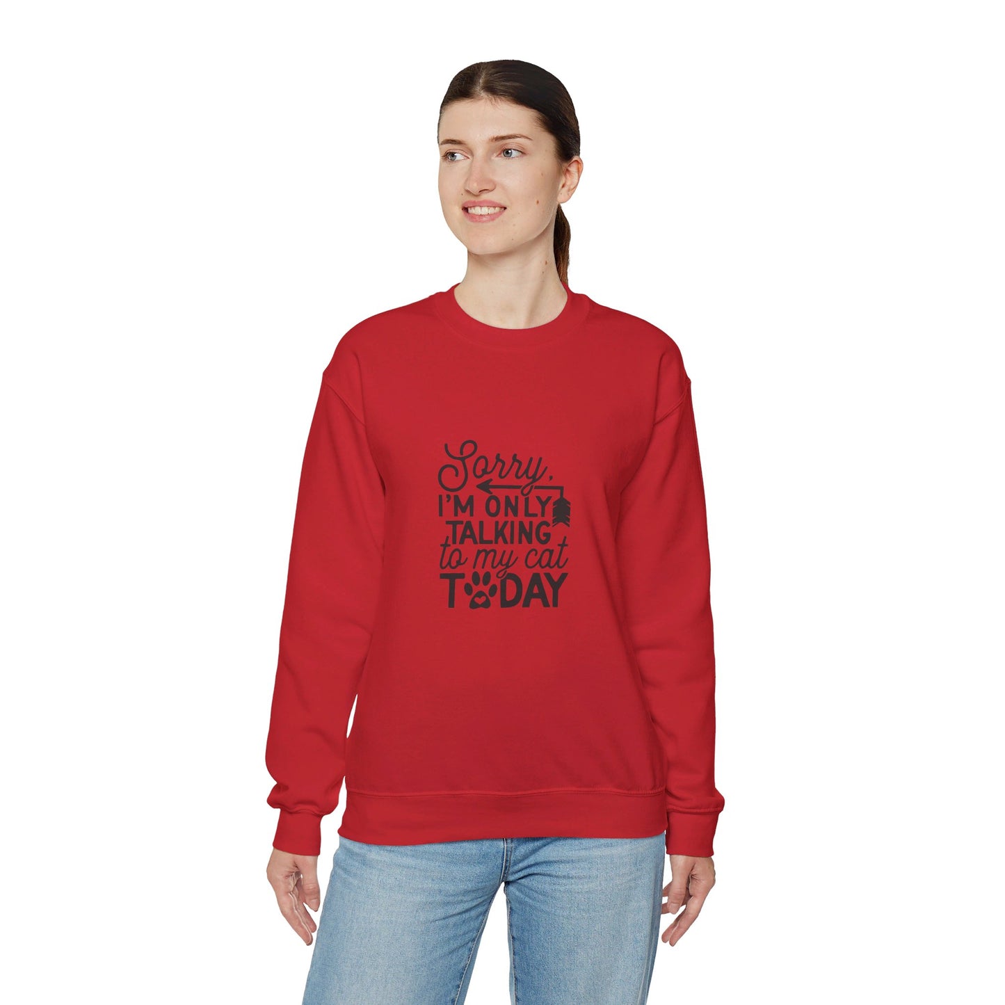 Sorry I'm Only Talking To My Cat - Sweatshirt