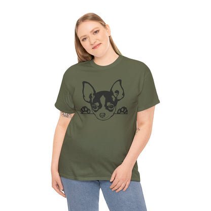 Peeking Chihuahua, Pure Cuteness - T-Shirt