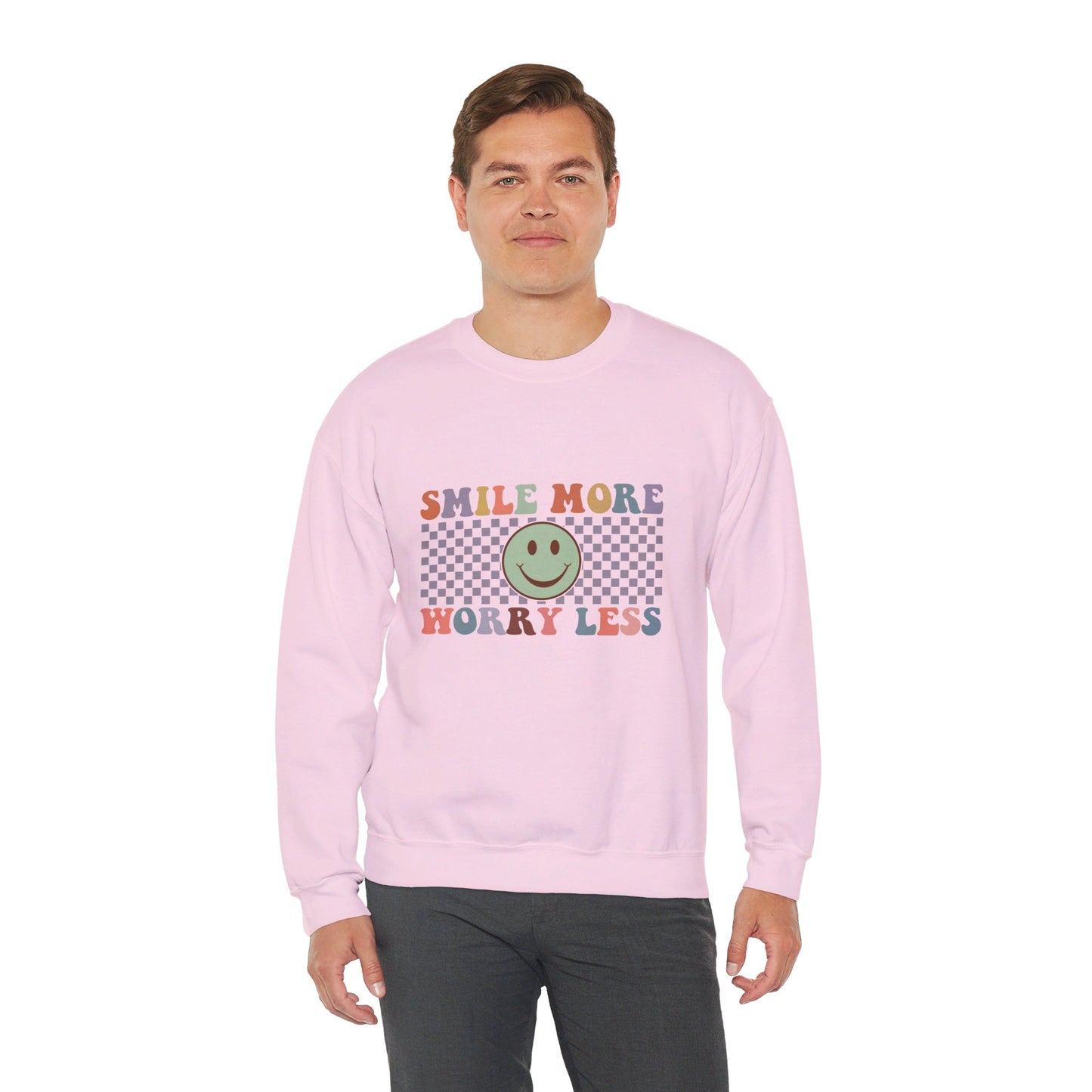 Smile More, Worry Less Sweatshirt