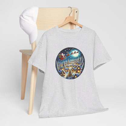 Santa's Snowy Flight - T-Shirt