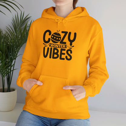 Cozy Up with Winter Vibes - Hooded Sweatshirt