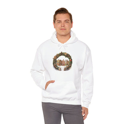 Peaceful Village Christmas - Hooded Sweatshirt