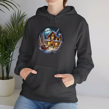 Santa's Joyful Ride - Hooded Sweatshirt