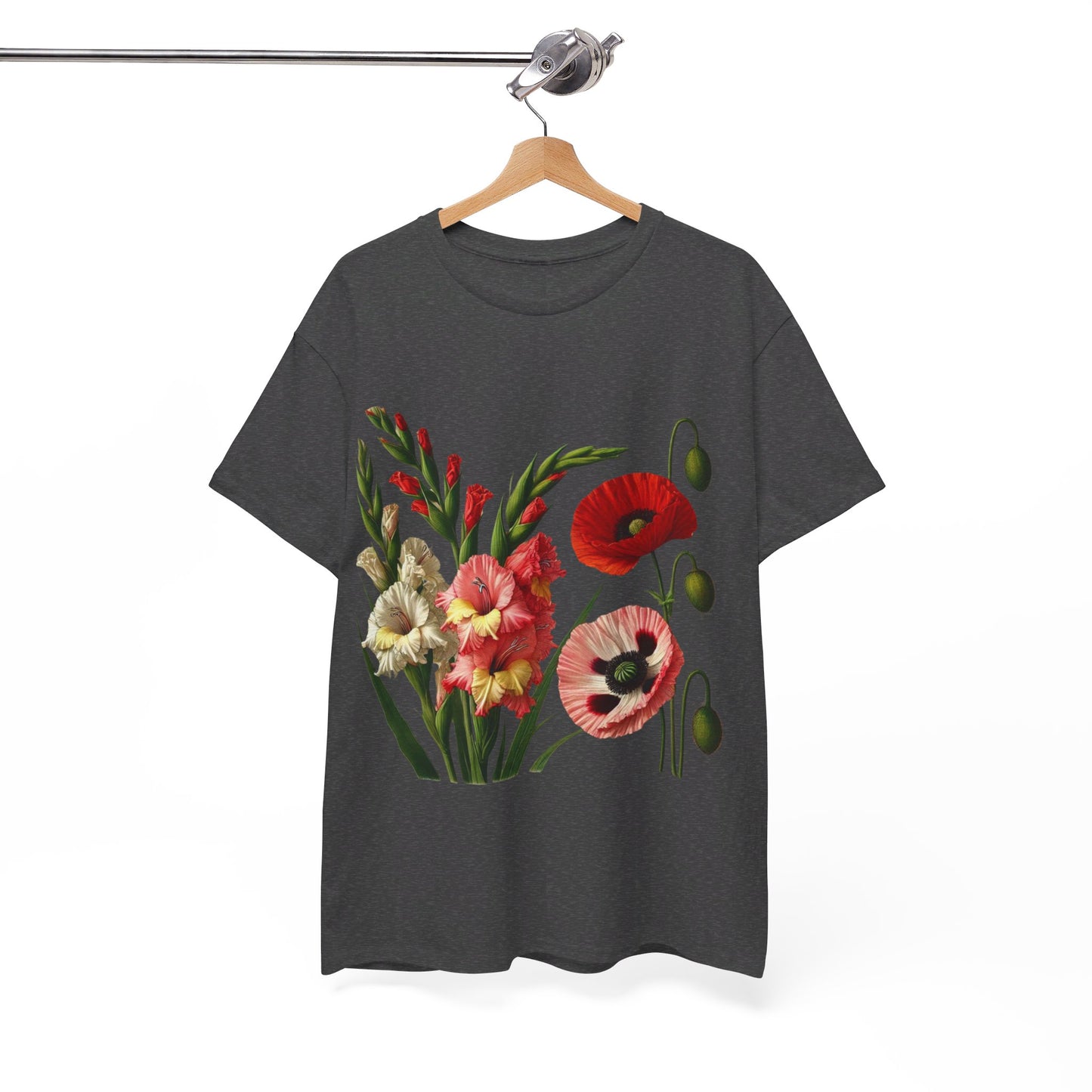 August Flowers - Birth Month - T-Shirt