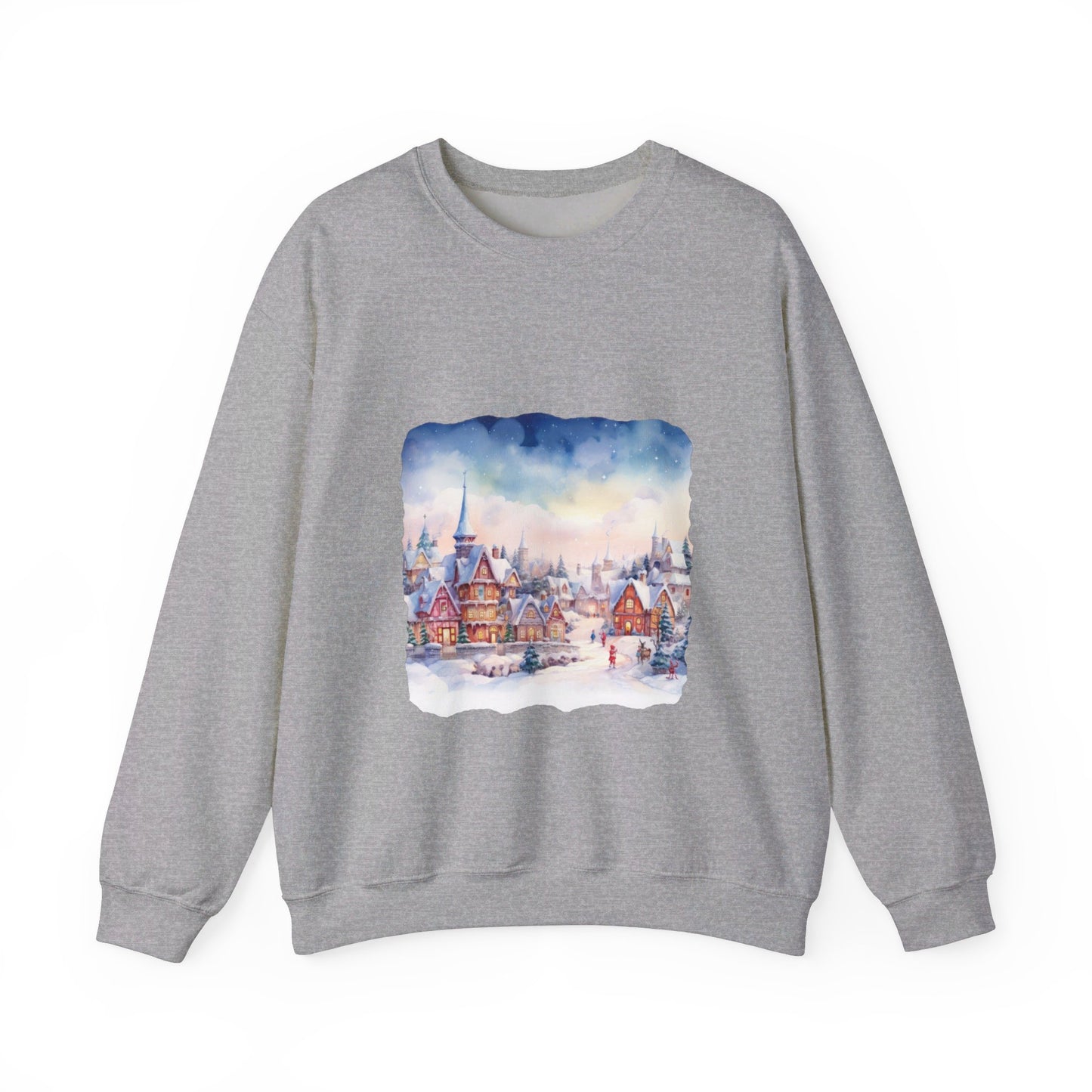 Snowy Christmas Village 7 - Sweatshirt