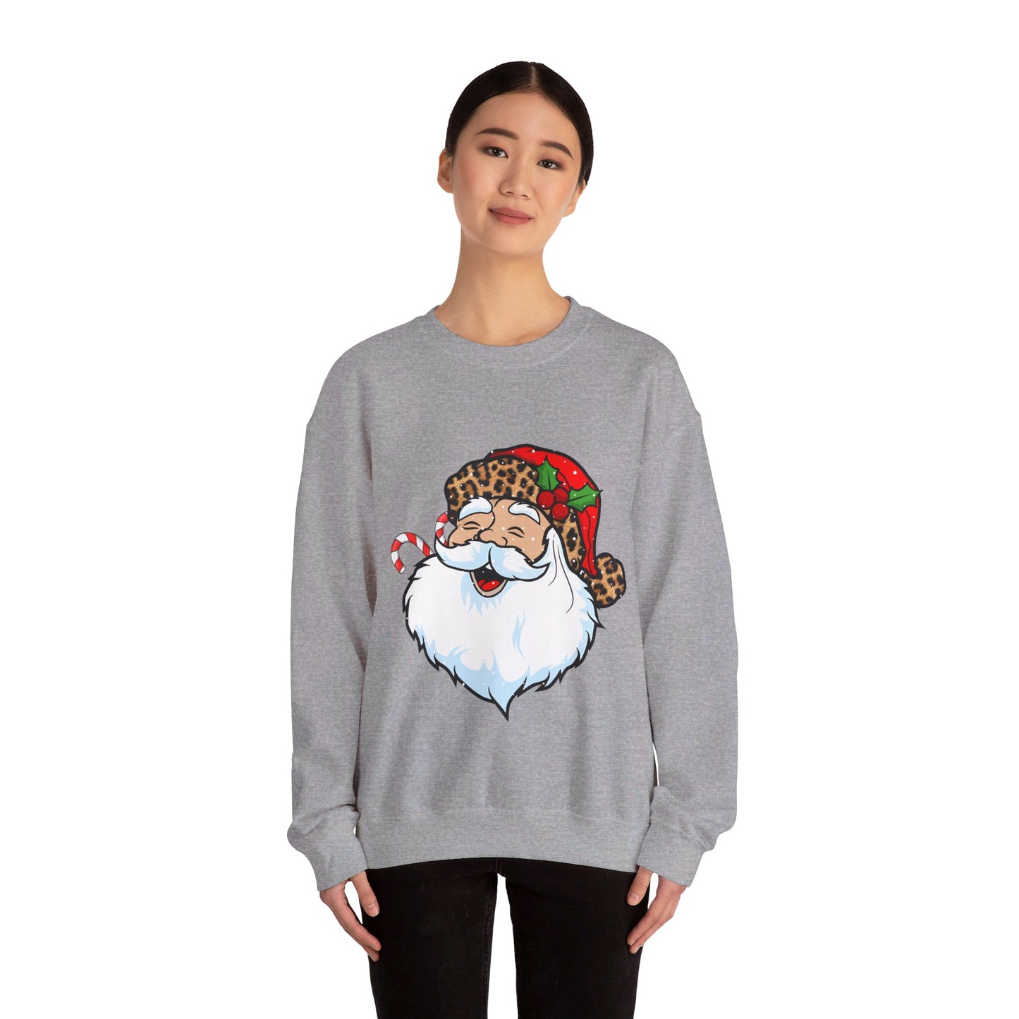 Happy Santa Claus - Christmas- Crewneck Sweatshirt