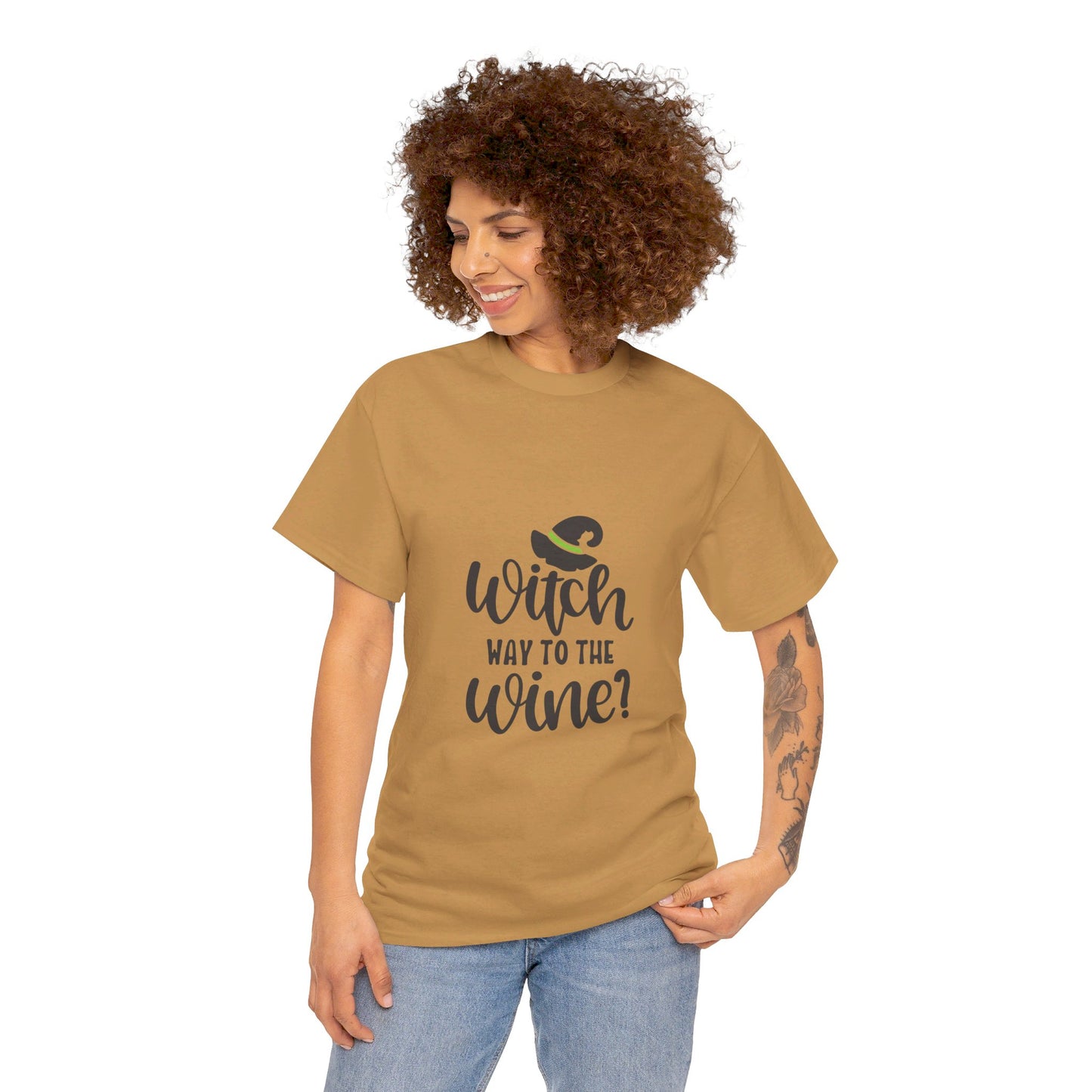 Witch way to the wine-T-Shirt