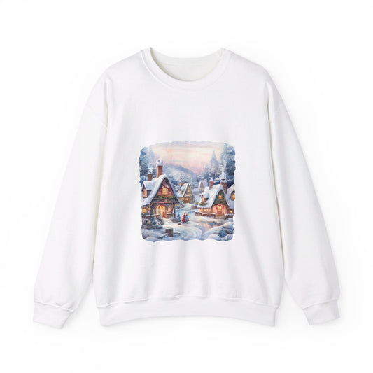 Snowy Christmas Village 6 - Sweatshirt