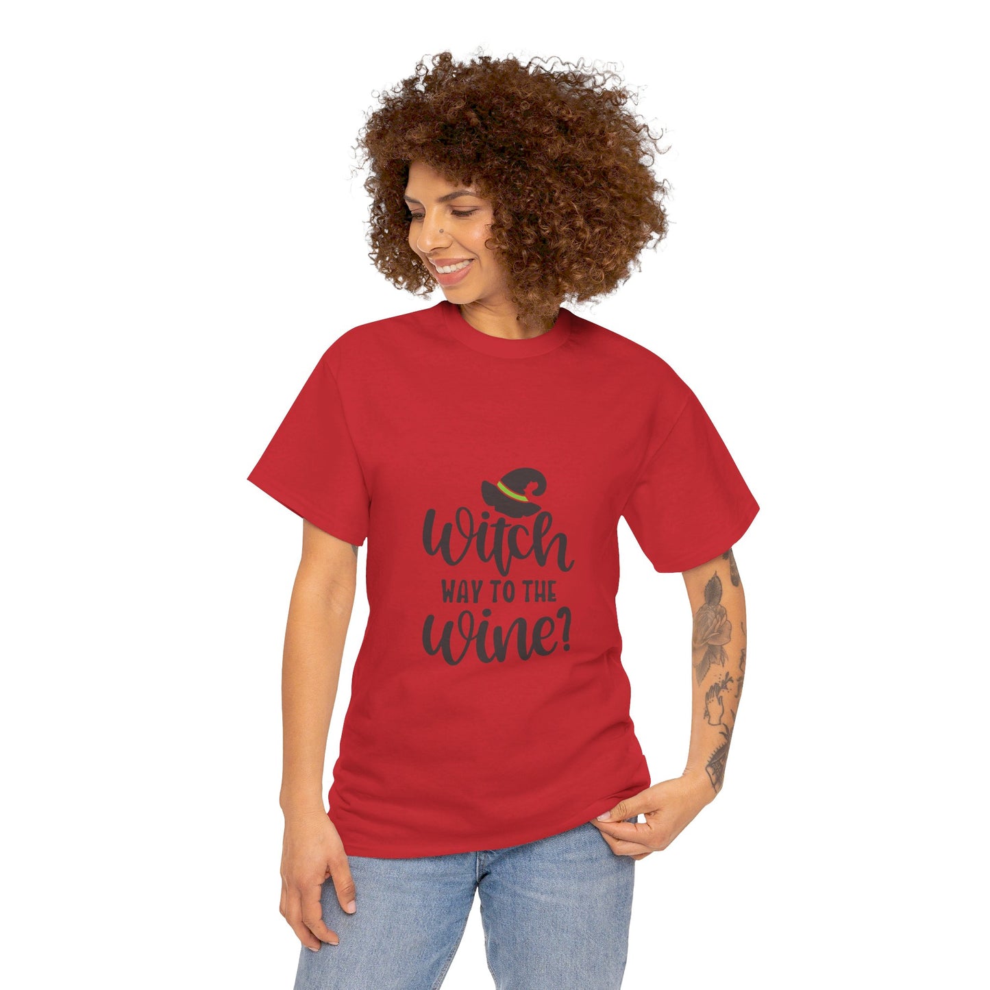 Witch way to the wine-T-Shirt