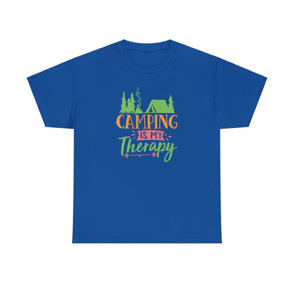 Camping Is My Therapy - T-Shirt