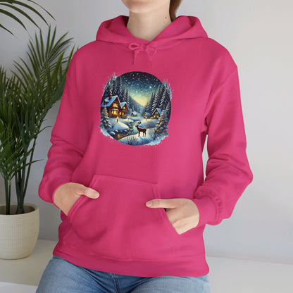 Reindeer Fueled Magic - Hooded Sweatshirt