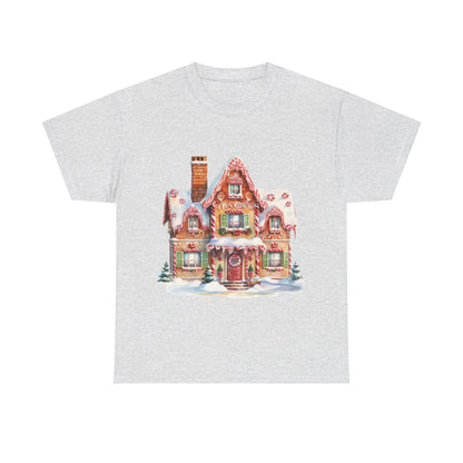 Christmas Snowy Village-14-T-Shirt