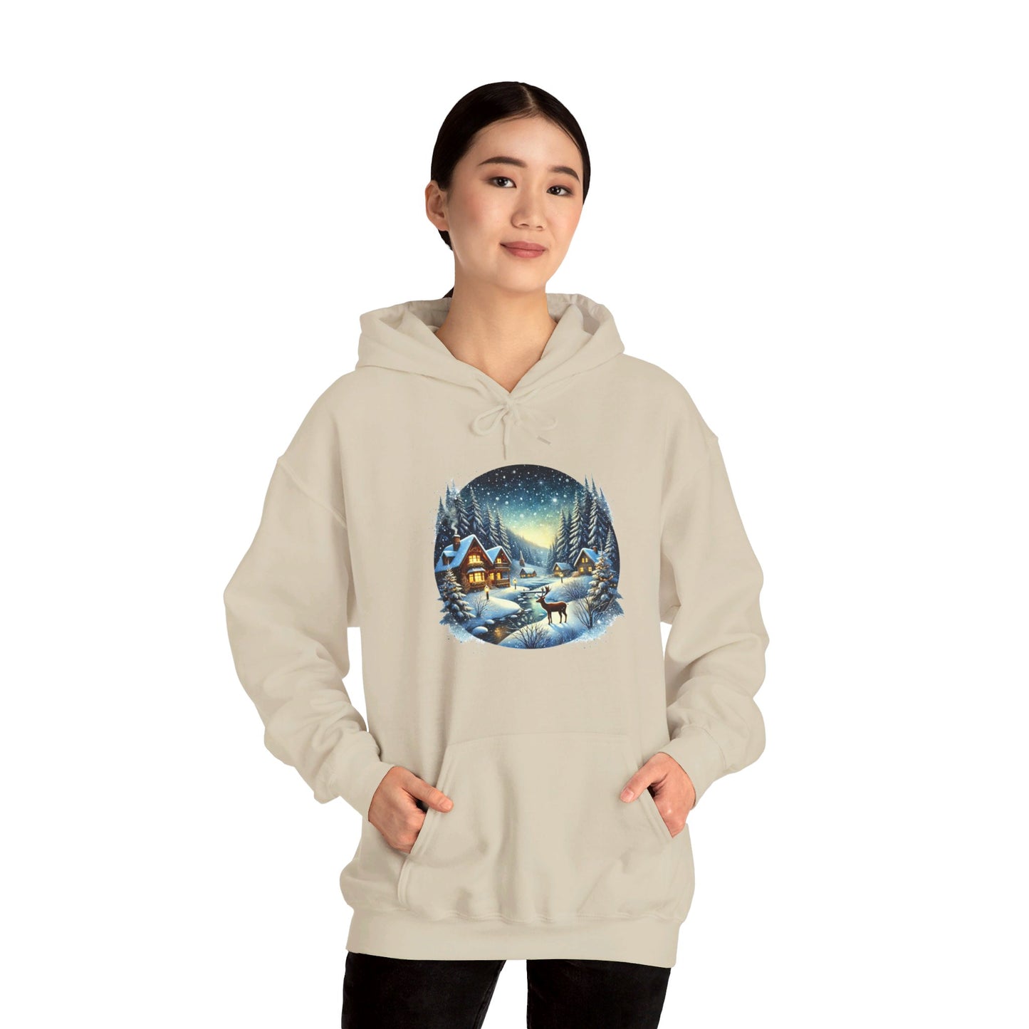 Reindeer Fueled Magic - Hooded Sweatshirt