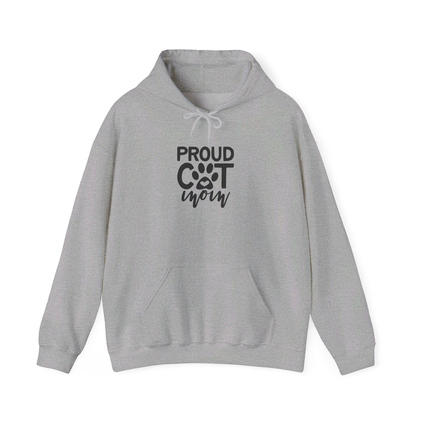 Proud Cat Mom Feline Love Forever - Hooded Sweatshirt