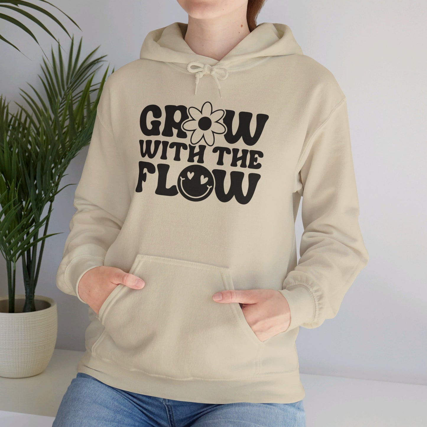 Crow With The Flow - Hooded Sweatshirt