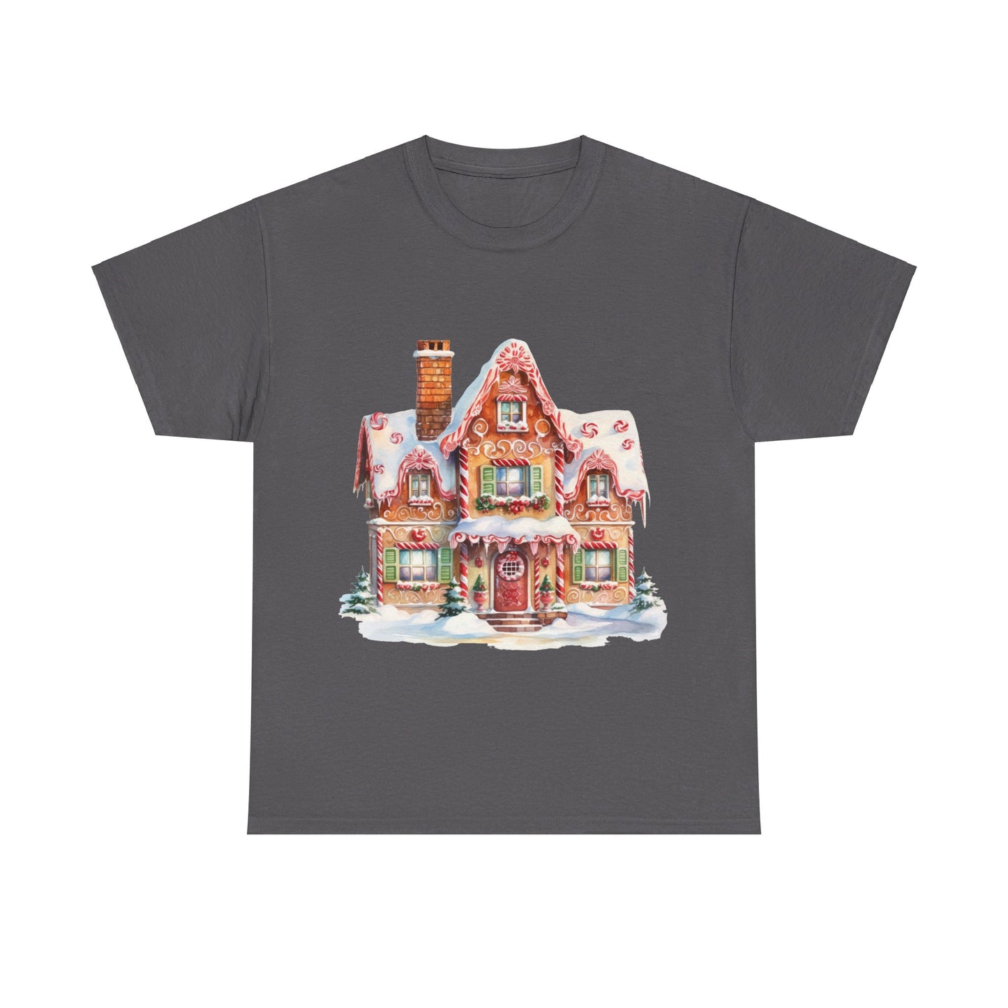 Christmas Snowy Village-14-T-Shirt