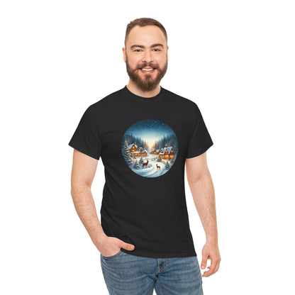 Magical Snowy Night - T-Shirt