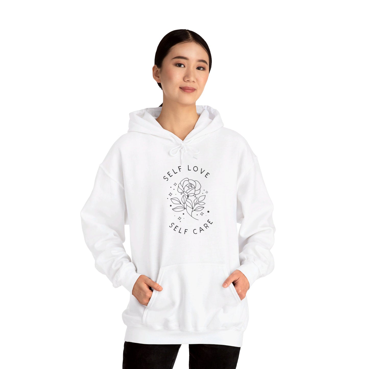 Self Love, Self Care - Hooded Sweatshirt