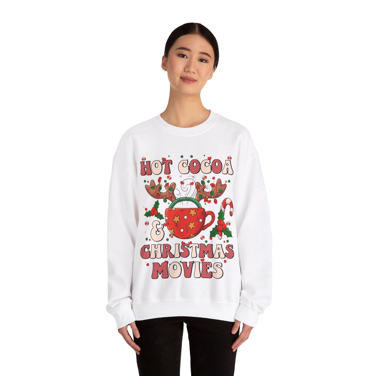 Hot Cocoa Christmas Movies - Crewneck Sweatshirt