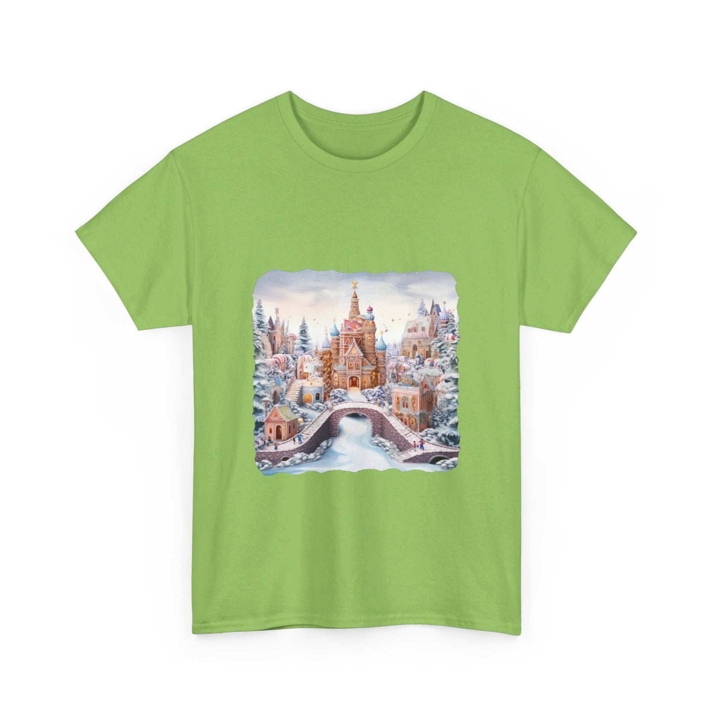 Snowy Christmas Village 10 - T-Shirt