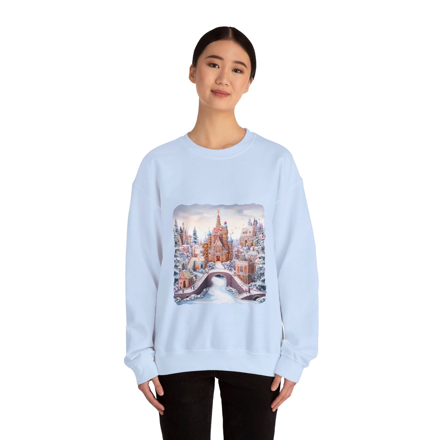 Snowy Christmas Village 10 - Sweatshirt