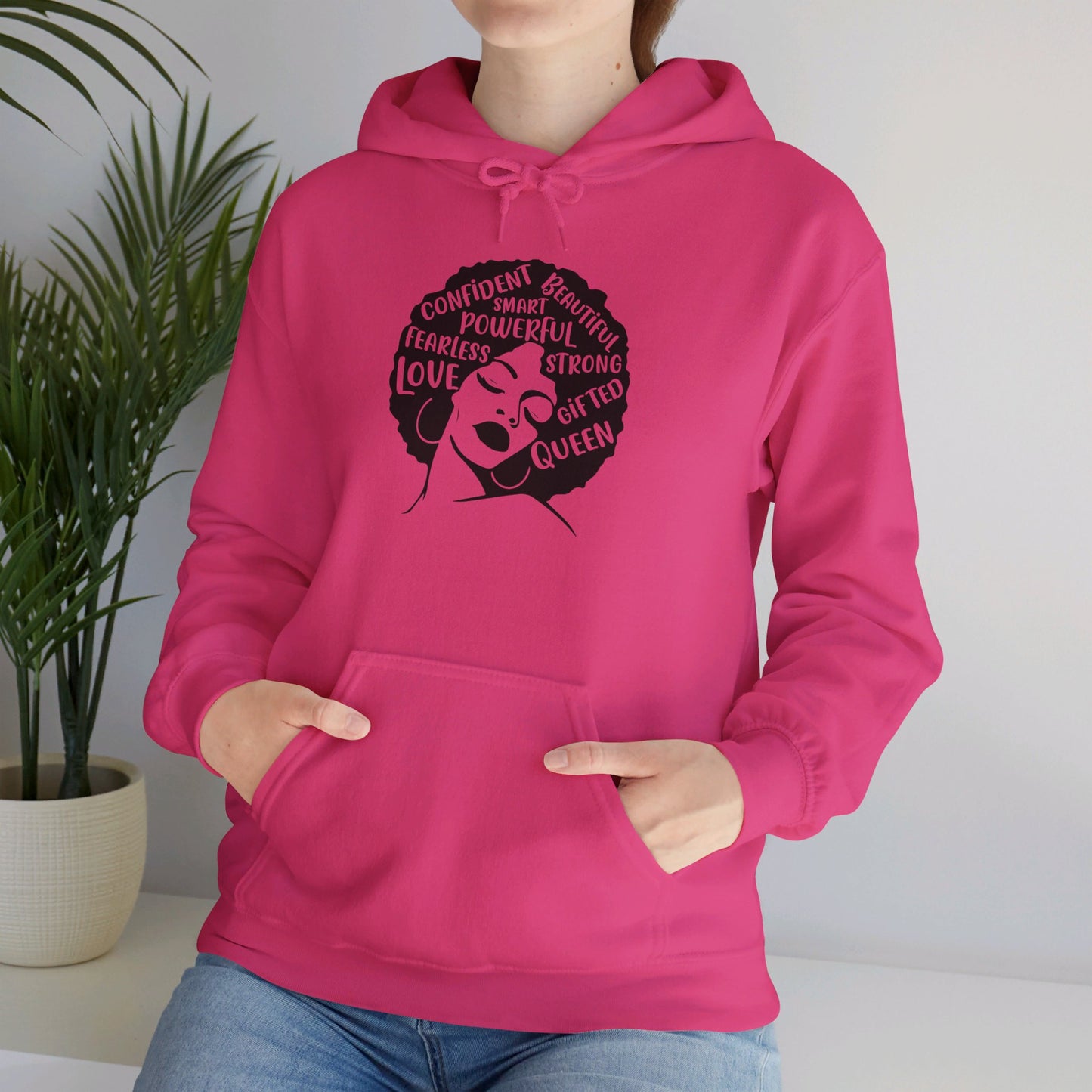 Afro Lady Inspirational - Hooded Sweatshirt