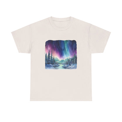 Northern Lights Watercolor  - T-Shirt