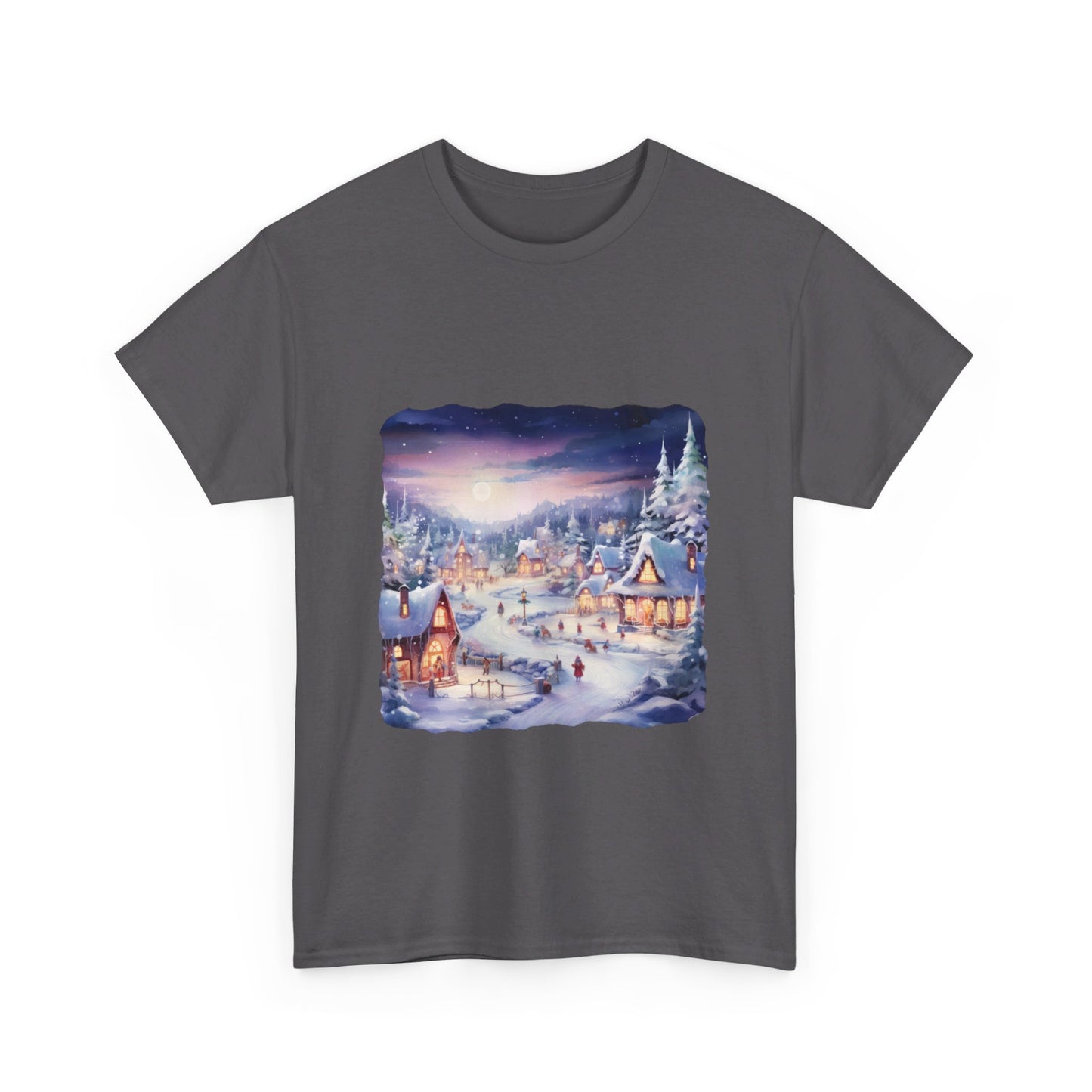 Snowy Christmas Village 3 - T-Shirt