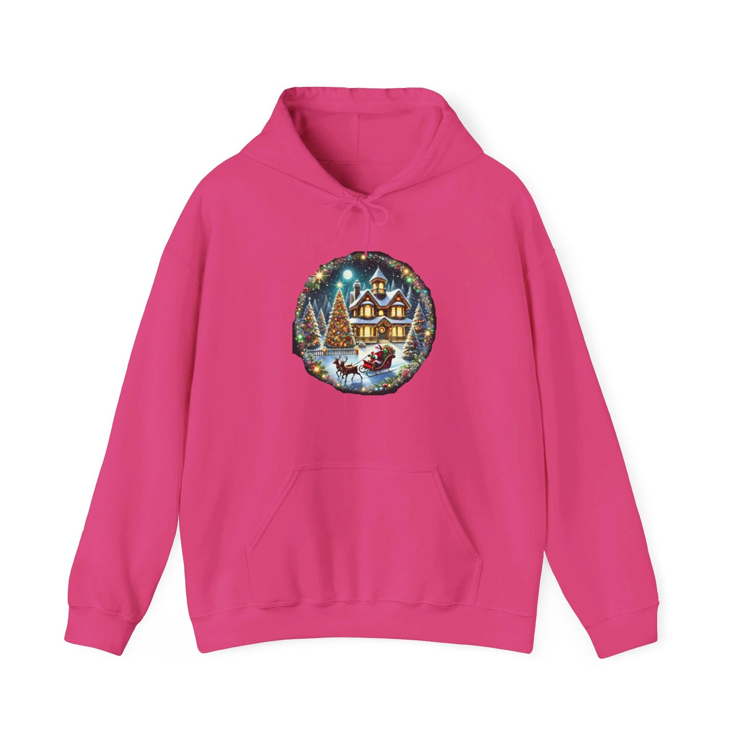 Santa's Frosty Ride - Hooded Sweatshirt