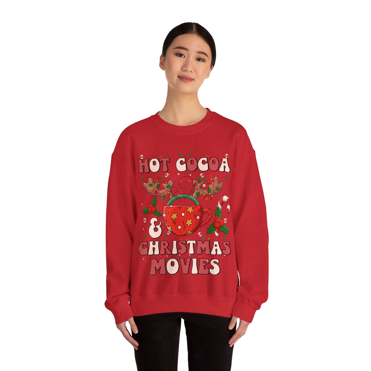 Hot Cocoa Christmas Movies - Crewneck Sweatshirt