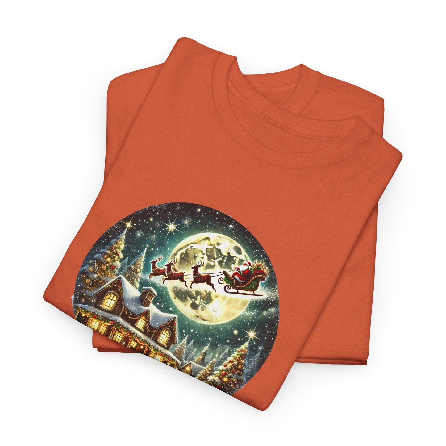 Festive Santa Christmas Village - T-Shirt