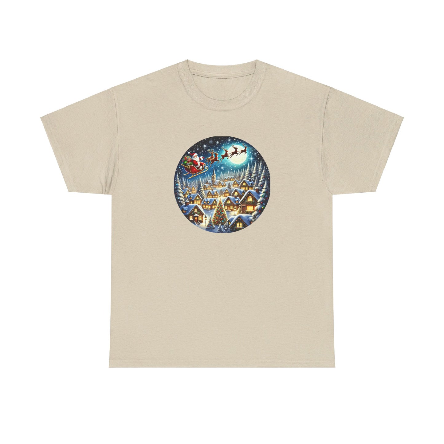 Santa's Snowy Flight - T-Shirt