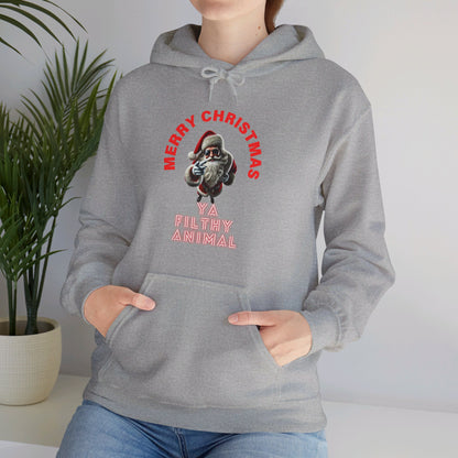 Merry Christmas - Ya Filthy Animal Unisex Heavy Blend™ Hooded Sweatshirt